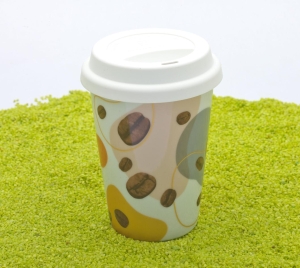 Coffee To Go Becher Porzellan Coffee Flow (Kaffee) 380ml