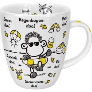 Tasse Porzellan ODIAD Sonnenschein - Ohne Sonnenschein ist alles doof 400ml