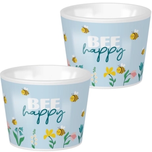 Eierbecher aus Porzellan Bee Happy (Biene)