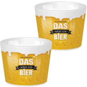 Eierbecher aus Porzellan Bier