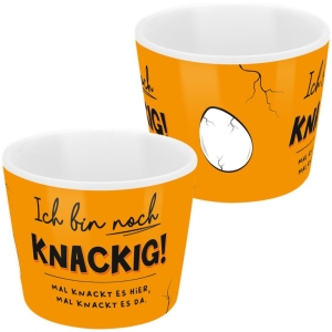 Eierbecher aus Porzellan Knack