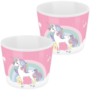 Eierbecher aus Porzellan für Kinder Einhorn