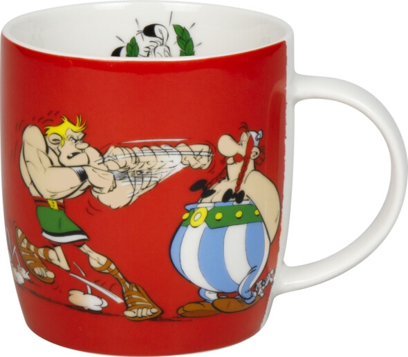 Henkelbecher Porzellan Asterix - Boxen 400ml