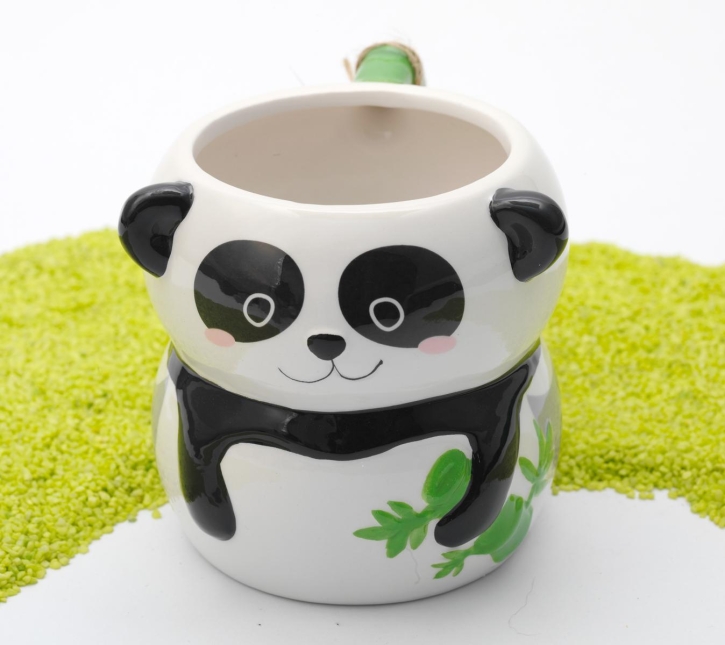 Motiv-Tasse Panda - Stand der Dinge Augenringe 500 ml