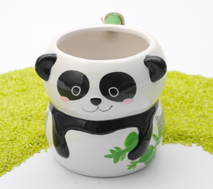 Motiv-Tasse Panda - Stand der Dinge Augenringe 500 ml