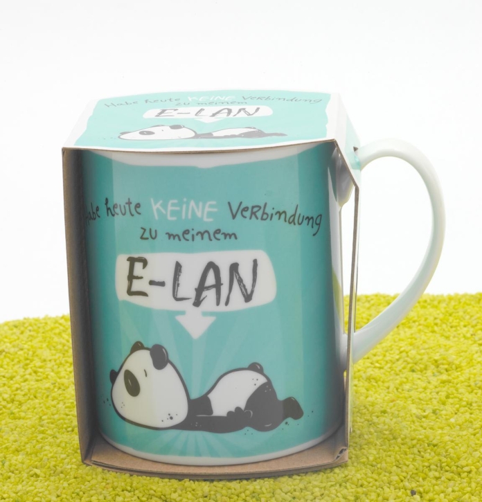 XL Tasse Porzellan E-lan Tasse 600 ml