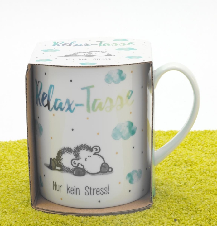 XL Tasse Porzellan Relax Tasse 600 ml