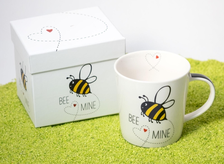 Henkelbecher Porzellan Trend Mug Bee Mine 350ml