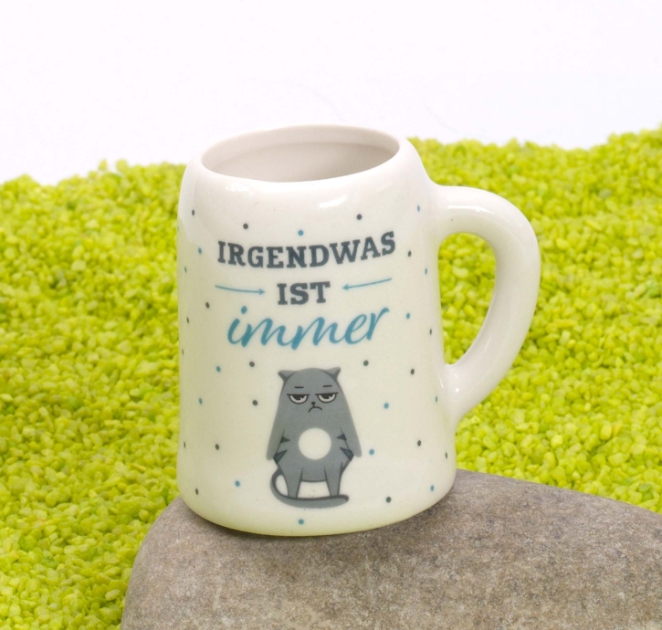 Schnapskrug Irgendwas ist immer 5cl