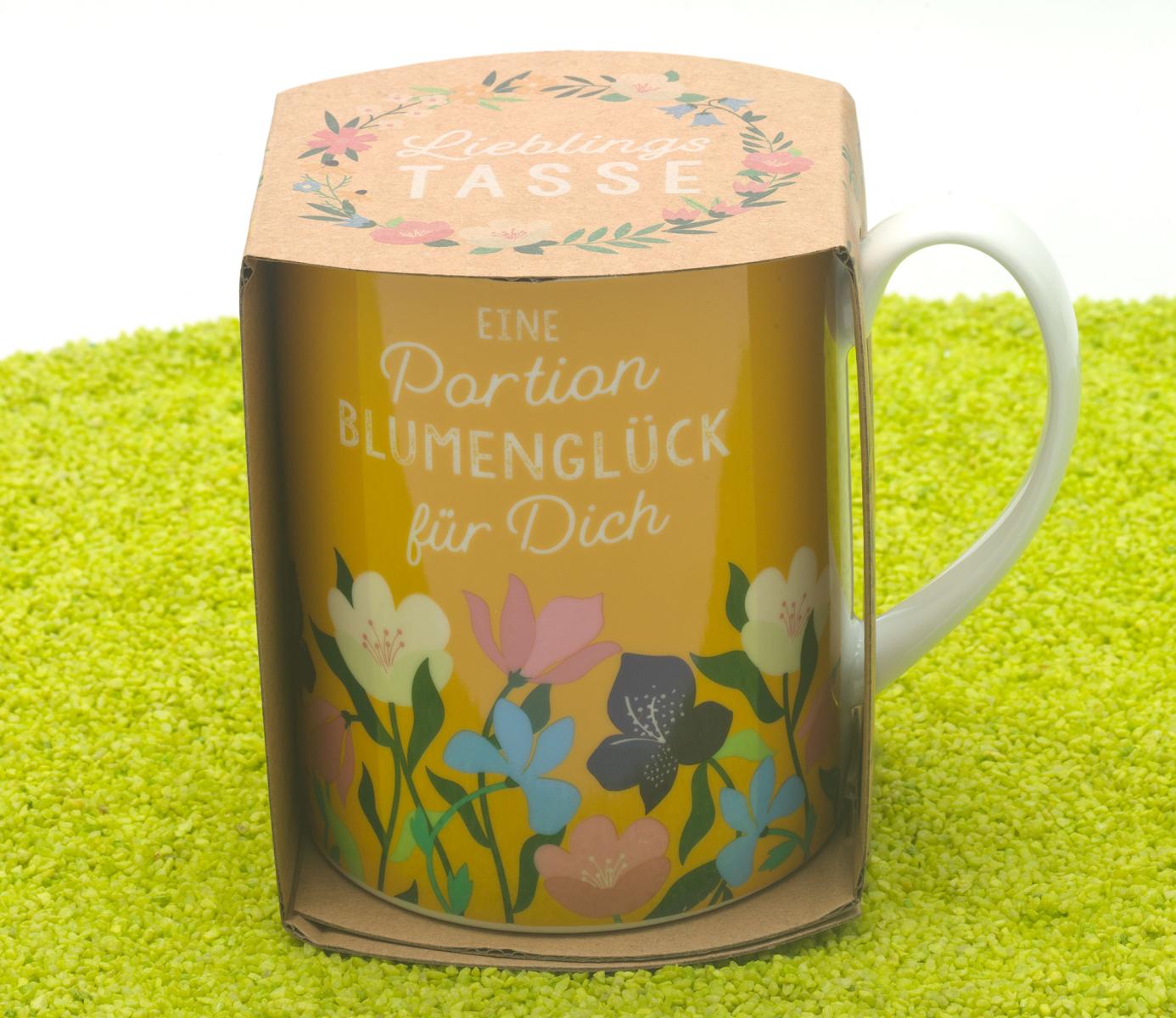 Tasse Porzellan Garten 600 ml